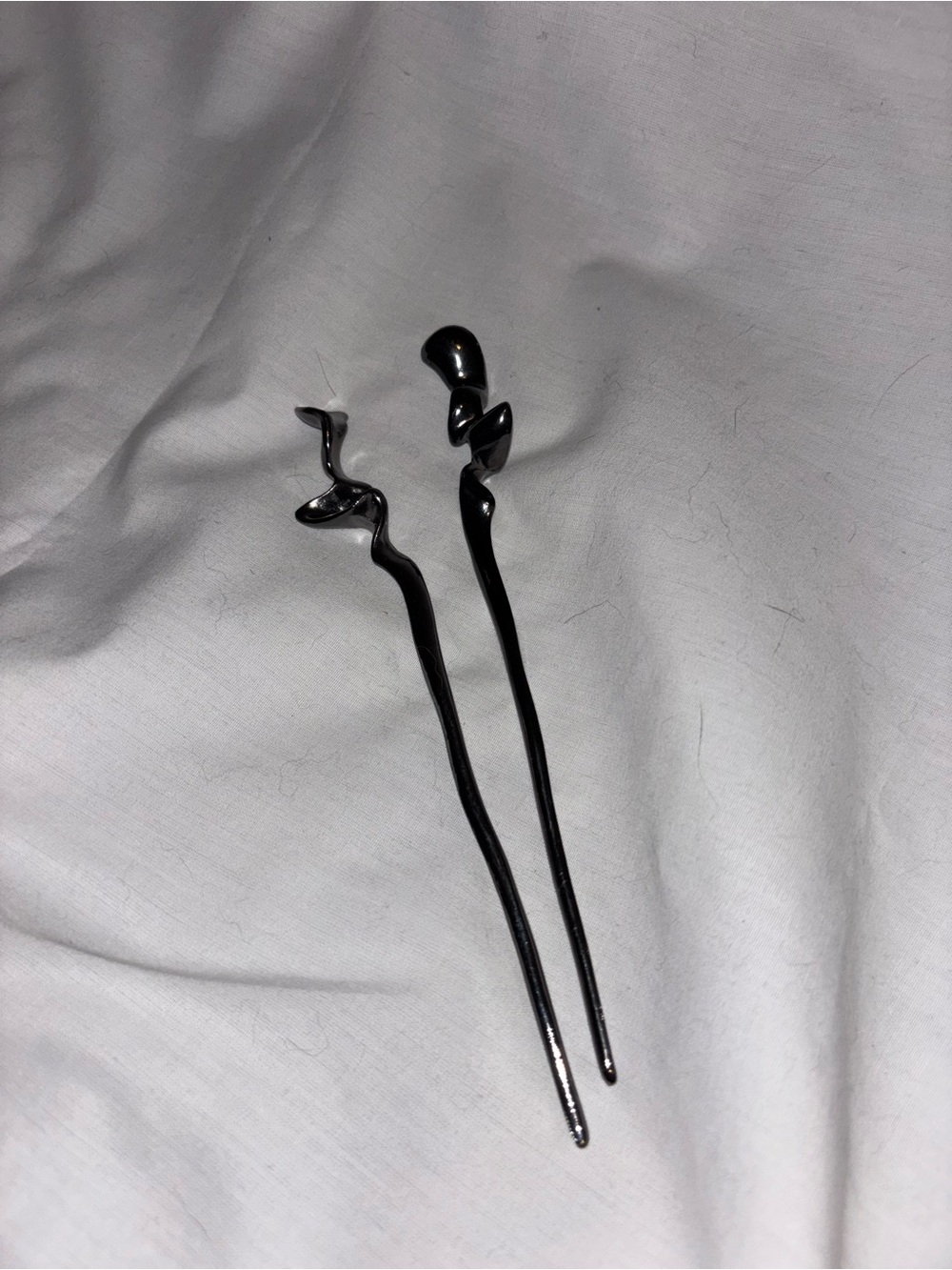 Black Decorative Hair Sticks - Elegant Women’s Hair Accessory